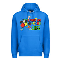 True Royal Living an au-some life Autism Awareness Day Premium Hoodie - FaDigitalArtStudio