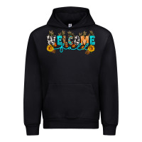 Black Welcome fall Urban Hoodie - Artiststas