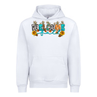 White Welcome fall Urban Hoodie - Artiststas
