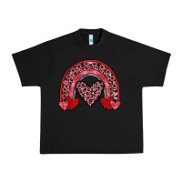 Black valentines heart rainbow Urban Heavy Tee - JahusDesignShop