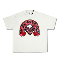 Pistachio valentines heart rainbow Urban Heavy Tee - JahusDesignShop