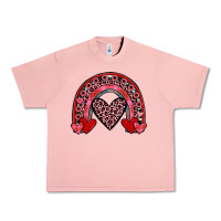 Salmon valentines heart rainbow Urban Heavy Tee - JahusDesignShop