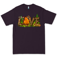 Plum camping love Premium Tee - NancyCooperArtShop