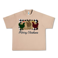 Burro Merry Christmas Chickens Urban Heavy Tee - Bettercallsaul