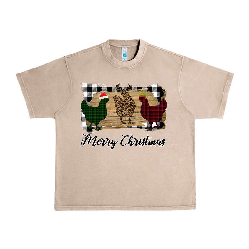 Merry Christmas Chickens Urban Heavy Tee by Bettercallsaul | Teevron