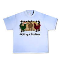 Grape Ice Merry Christmas Chickens Urban Heavy Tee - Bettercallsaul