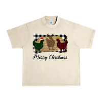 Sandshell Merry Christmas Chickens Urban Heavy Tee - Bettercallsaul