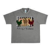 Tornado Merry Christmas Chickens Urban Heavy Tee - Bettercallsaul
