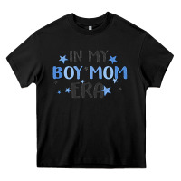 Black in my boy mom era Heavy Core Tee - MaliasSmallBusiness
