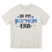 Cream in my boy mom era Heavy Core Tee - MaliasSmallBusiness