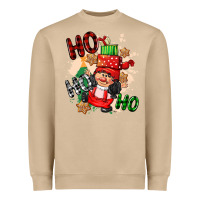 Mushroom ho ho ho girl gnome Heavyweight Sweatshirt - CowGirlArtShop