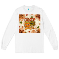 White Fall Cozy Season Long Sleeve Tee - texasbilliewilder