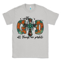 Moon Dust with god all things are possible gemstone cross Classic Tee - Jasminsmagicworld