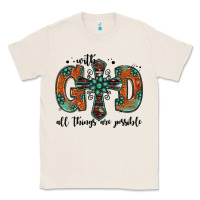 Natural with god all things are possible gemstone cross Classic Tee - Jasminsmagicworld