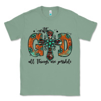 Sage with god all things are possible gemstone cross Classic Tee - Jasminsmagicworld