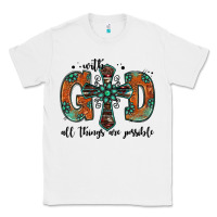 White with god all things are possible gemstone cross Classic Tee - Jasminsmagicworld