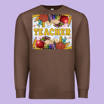Teacher Premium Sweatshirt Designed By Lillyallendesigns