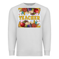 Dove Grey Teacher Premium Sweatshirt - LillyAllenDesigns