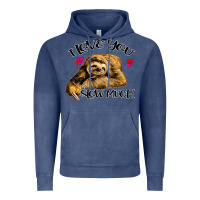 Vintage Denim Valentine Sloth, I Love You Slow Much Vintage Hoodie - Bettercallsaul