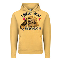 Vintage Mustard Valentine Sloth, I Love You Slow Much Vintage Hoodie - Bettercallsaul