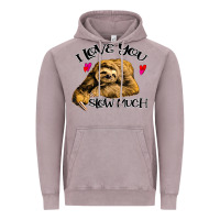 Vintage Zinc Valentine Sloth, I Love You Slow Much Vintage Hoodie - Bettercallsaul