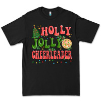 Black holly jolly cheerleader Premium Tee - MaliasSmallBusiness
