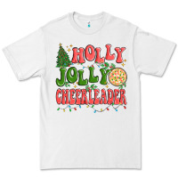 White holly jolly cheerleader Premium Tee - MaliasSmallBusiness