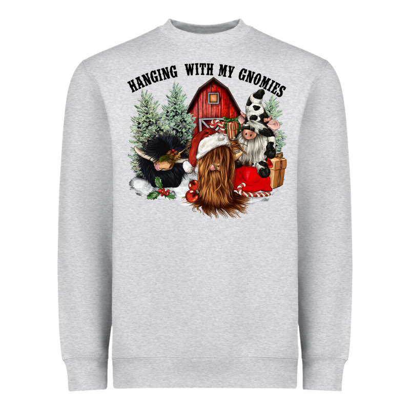 Hanging With My Gnomies Heavyweight Sweatshirt by CowGirlArtShop | Teevron