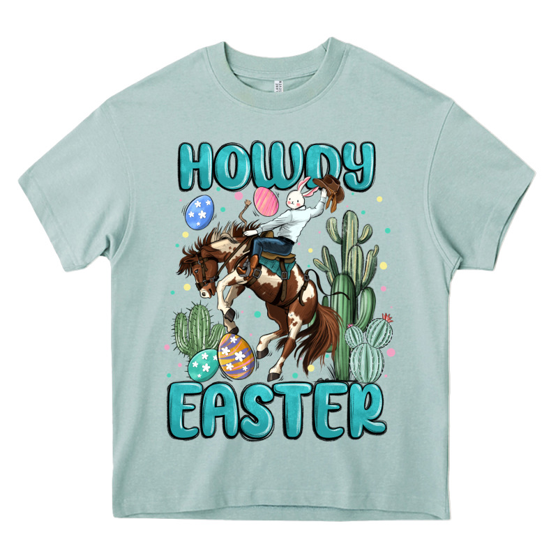 Howdy Easter Heavy Core Tee by MaliasSmallBusiness | Teevron