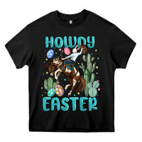 Black howdy easter Heavy Core Tee - MaliasSmallBusiness