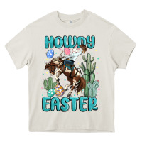 Cream howdy easter Heavy Core Tee - MaliasSmallBusiness