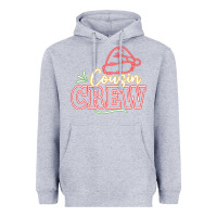 Heather Grey cousin crew Heavyweight Hoodie - CowhideDigitalArt