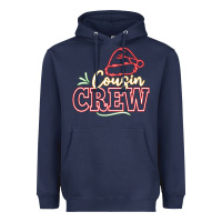 Navy cousin crew Heavyweight Hoodie - CowhideDigitalArt