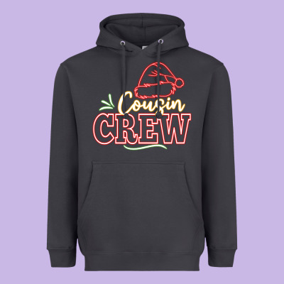 Cousin Crew Heavyweight Hoodie Designed By Cowhidedigitalart