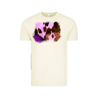 Purple Western Wood Cowhide Frame Vintage Tee | Teevron