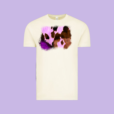 Purple Western Wood Cowhide Frame Vintage Tee Designed By Bettercallsaul