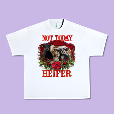 Not Today Heifer Urban Heavy Tee Designed By Bettercallsaul