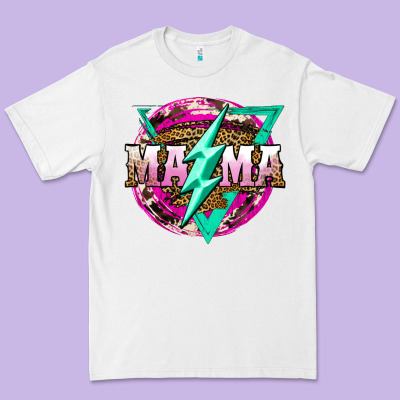 Mama Life And Thunderbolt Premium Tee Designed By Jahusdesignshop