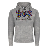 Cloud Rock Peace Love Autism Vintage Hoodie - Bettercallsaul