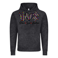 Vintage Black Peace Love Autism Vintage Hoodie - Bettercallsaul