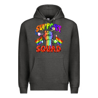 Charcoal Heather support squad pride Premium Hoodie - FaDigitalArtStudio