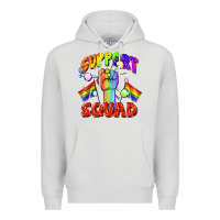 Dove Grey support squad pride Premium Hoodie - FaDigitalArtStudio
