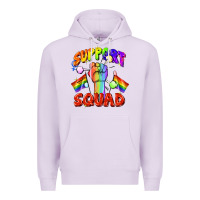 Lilac support squad pride Premium Hoodie - FaDigitalArtStudio