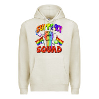 Oatmeal Heather support squad pride Premium Hoodie - FaDigitalArtStudio