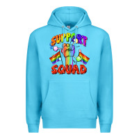 Ocean Blue support squad pride Premium Hoodie - FaDigitalArtStudio