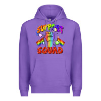 Purple support squad pride Premium Hoodie - FaDigitalArtStudio