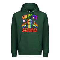 Sports Green support squad pride Premium Hoodie - FaDigitalArtStudio