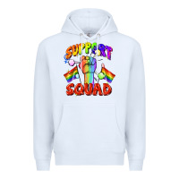 White support squad pride Premium Hoodie - FaDigitalArtStudio
