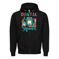 Black Coffee Scrubs And Prophy Paste Dentist Coffee cup Zipper Hoodie - FaDigitalArtStudio