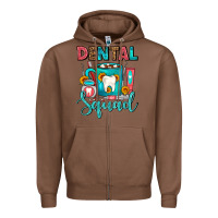 Chestnut Coffee Scrubs And Prophy Paste Dentist Coffee cup Zipper Hoodie - FaDigitalArtStudio